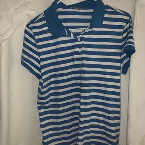 Calvin Klein Women’s Polo Shirt- striped